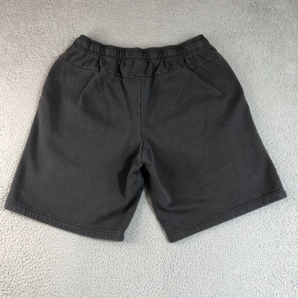 Adidas Shorts Men Extra Large‎ Gray Sweat Athleisure Gym Jogger Basketball Logo - Picture 8 of 11